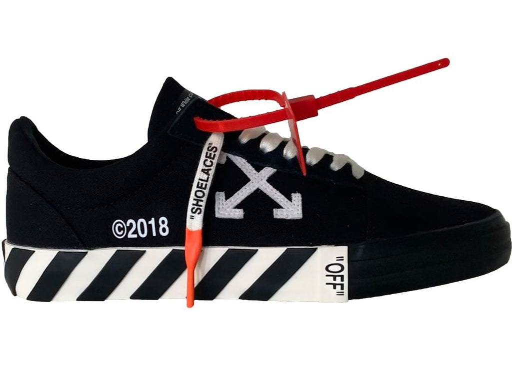 Off-White Vulc Low Black (Updated Stripes) – Kickzr4us