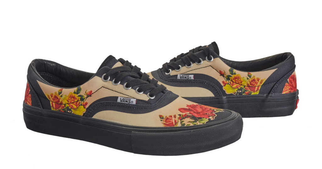 vans era supreme jean paul gaultier peach