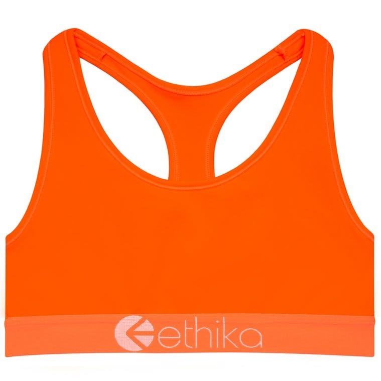 Ethika "SUBZERO PERFORMANCE NEON ORANGE" Sports Bra