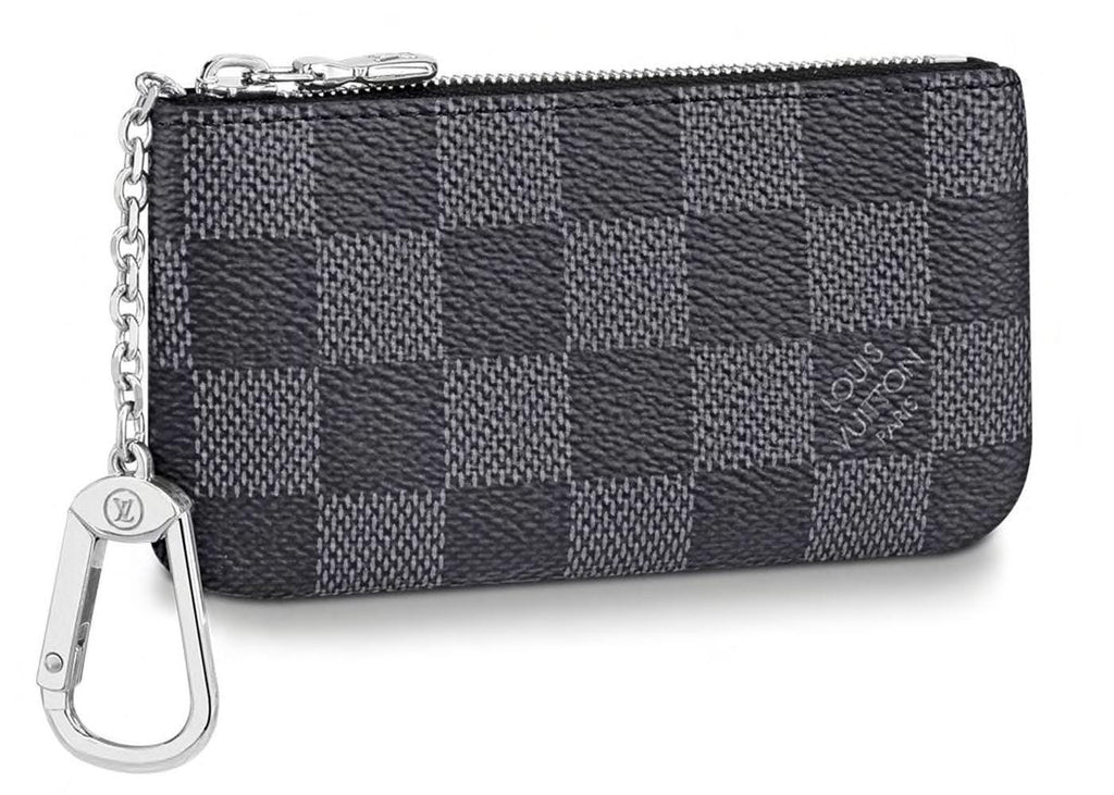 Louis Vuitton Pochette Cle Key Pouch Damier Graphite Black/Grey – Kickzr4us