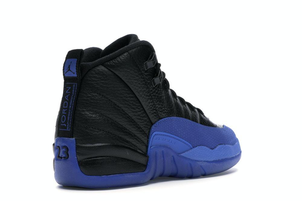 jordan 12 retro black game royal