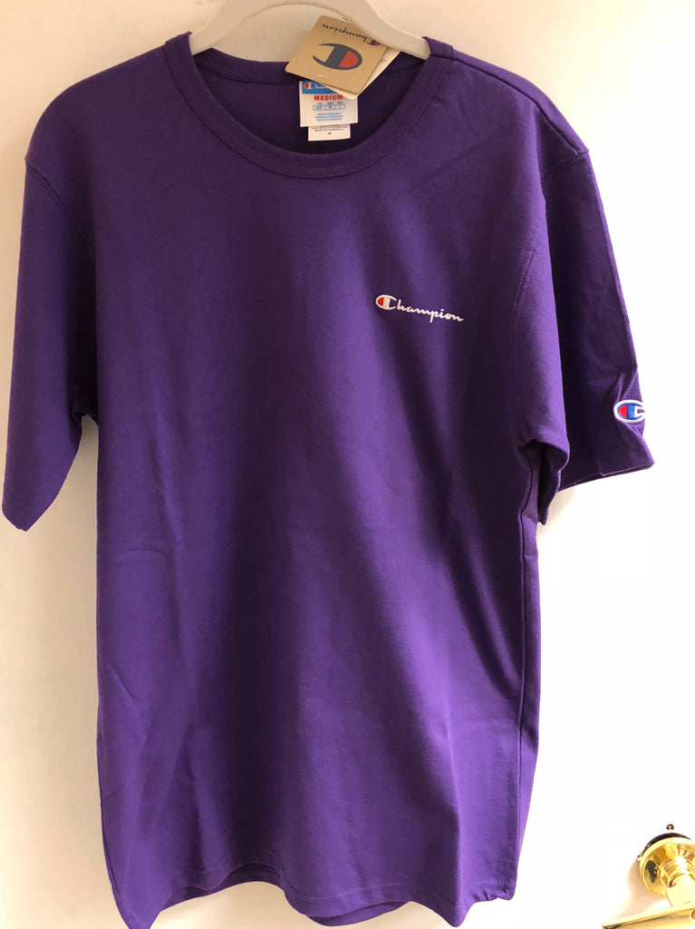 champion purple tee