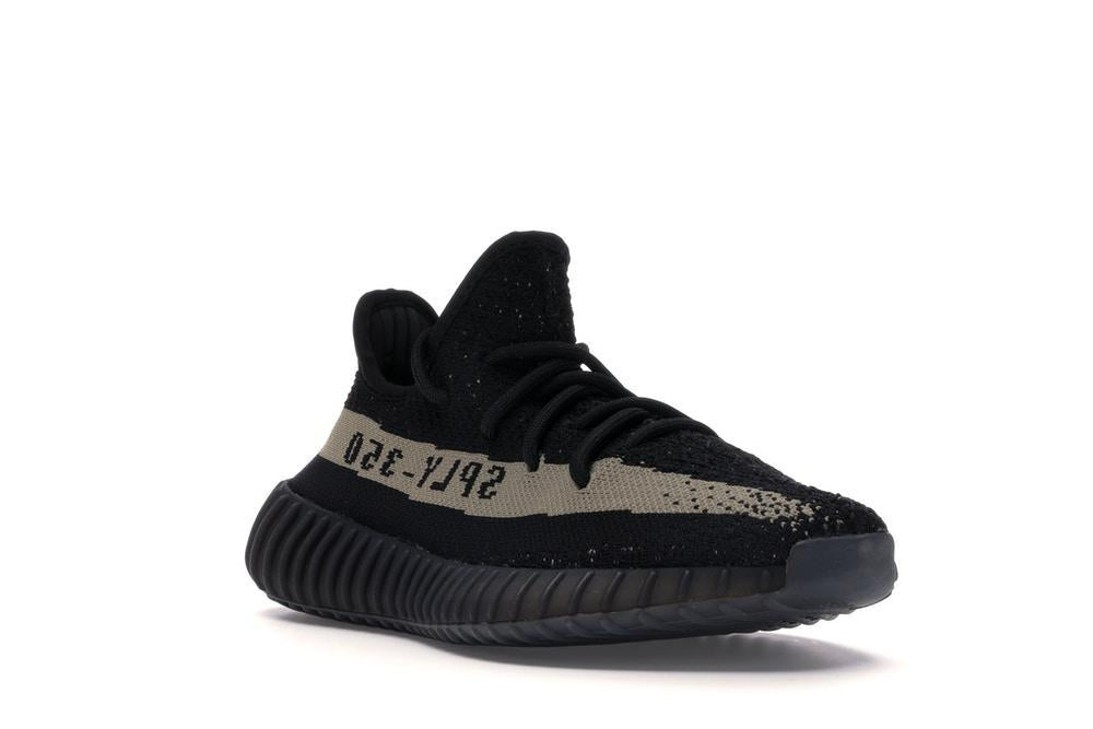 yeezy 350 black and green