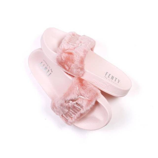 pink puma sandals