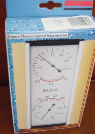 Sauna Thermometer Hygrometer Combo