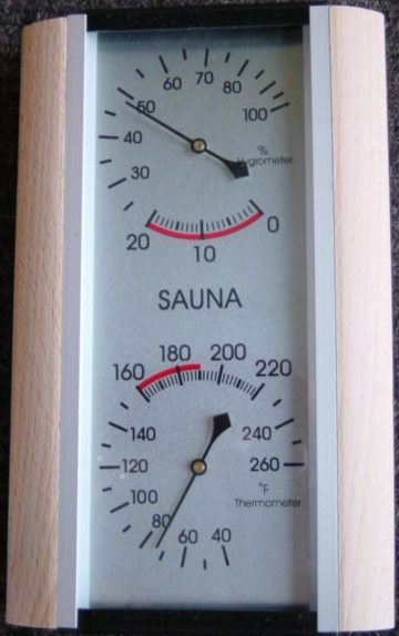 Remote Read Sauna Thermometer – Mealeys Gift And Sauna Shop