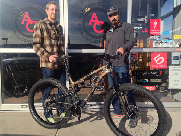 WINNER OF TASCO Mountain Bike Bike for a Buck Charity Sweepstakes benefiting World Bicycle Relief and donating Rocky Mountain Sherpa plus bike Ascent Cycling