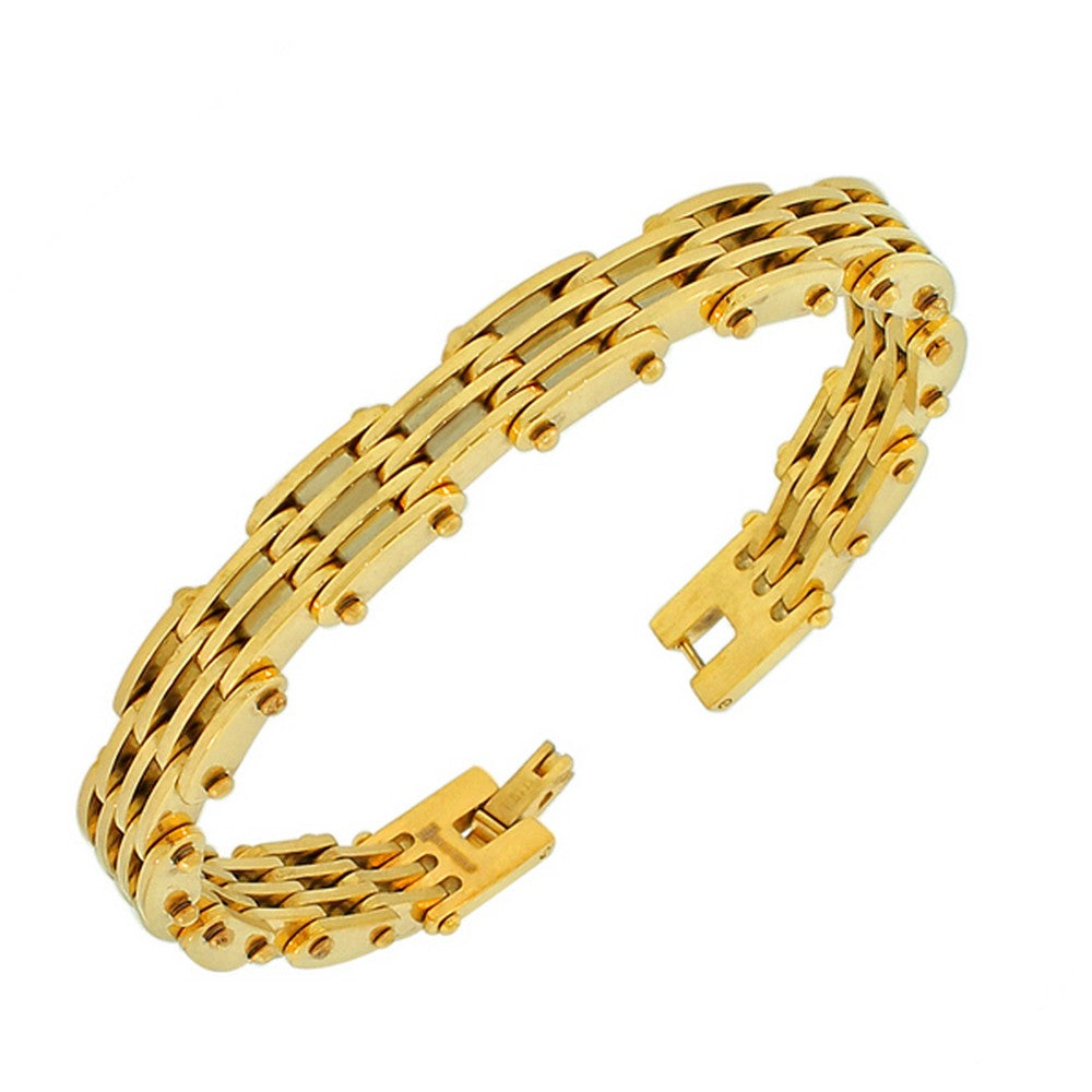 Gold Mesh Face Clasp