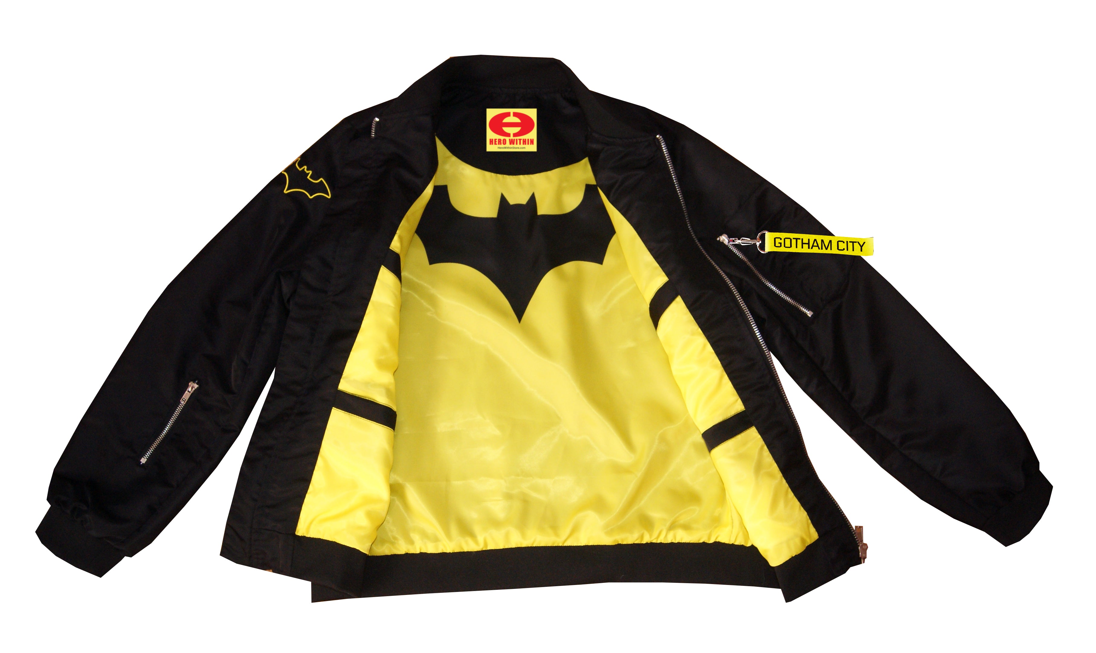 Bedrijfsomschrijving Zielig Beknopt Batman Bomber Jacket | Hero Within