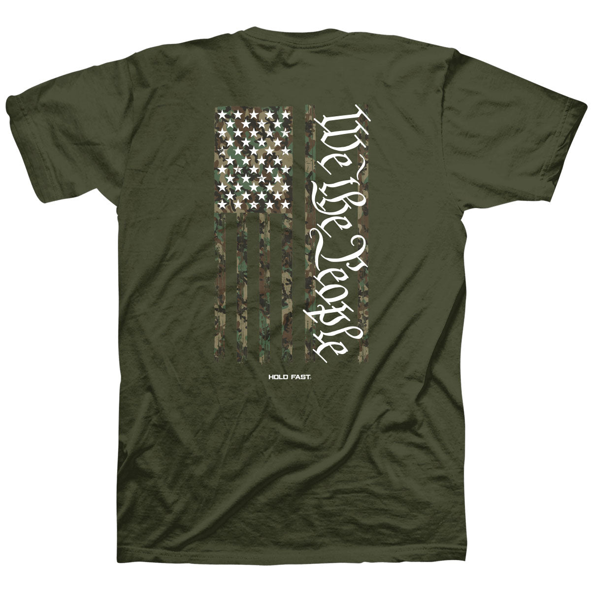 Image of HOLD FAST Mens T-Shirt We The People Flag