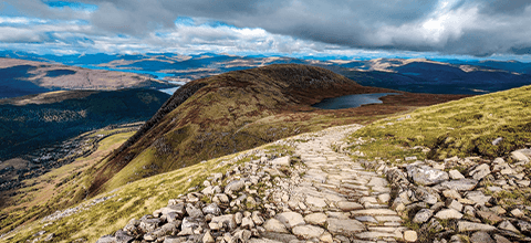 Ben Nevis hike in Scotland