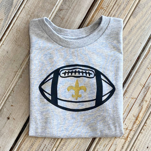 Jeantherapy Saints A Football Kids Tee-White 4/5