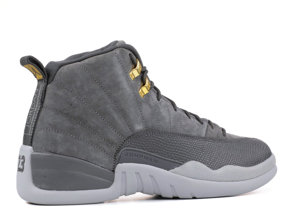 retro 12 jordans grey