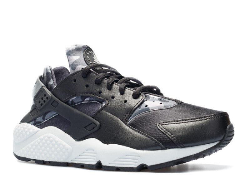 nike huarache grey black