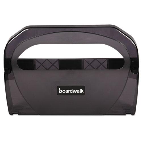 Boardwalk Toilet Seat Cover Dispenser, Plastic, 17 1-4 X 3 1-8 X 11 3-4, Smoke Black-Boardwalk®-Omni Supply