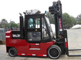 2013 TAYLOR THC300S 30000 LB DIESEL FORKLIFT CUSHION 120/121" 2 STAGE MAST ENCLOSED CAB SIDE SHIFTER 3597 HOURS STOCK # BF9591139-DIENC - United Lift Used & New Forklift Telehandler Scissor Lift Boomlift