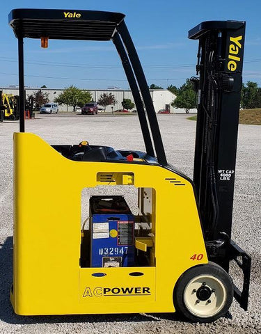 2014 Yale Esc040ac 4000 Lb Electric Standup Docker Forklift 88 198 3 Stage Mast Side Shifter 2478 Hours Stock Bf985969 Inb United Lift Equipment Llc