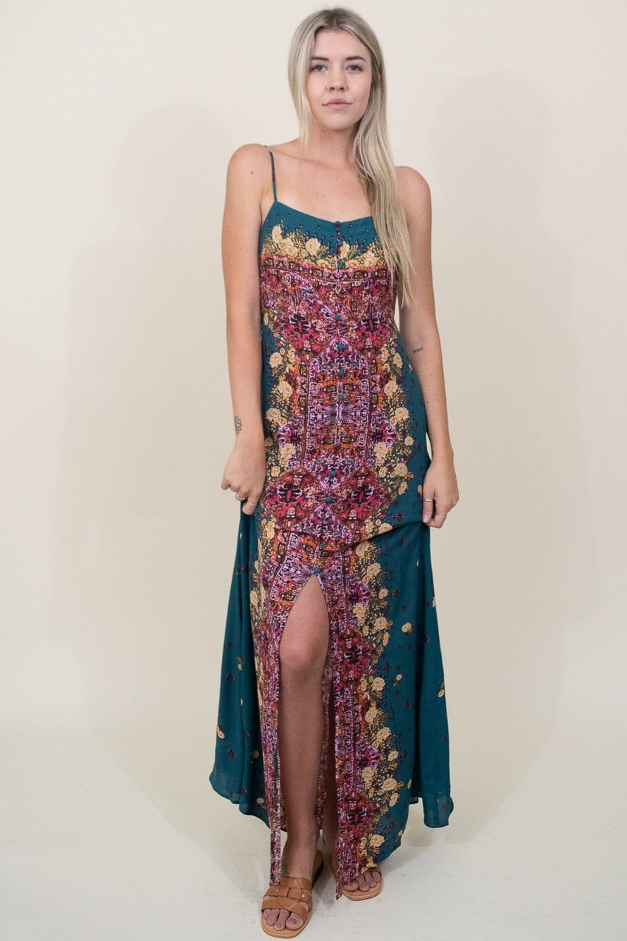 morning song printed maxi slip