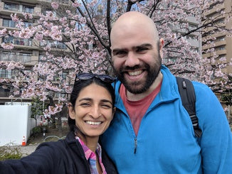 John and Avantika in Tokyo