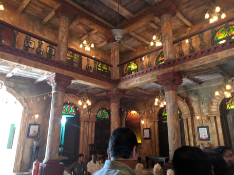Old Bengali house pandal from interior 2018