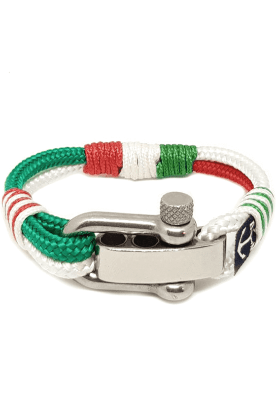 Italian Flag Bracelet Japanese Friendship Bracelet White Green  Etsy   Friendship bracelets Bracelets Beaded bracelets