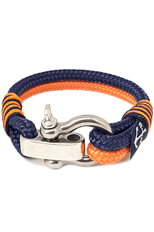 Charm Bracelets MKENDN Men Nautical Bracelet Adjustable Rope