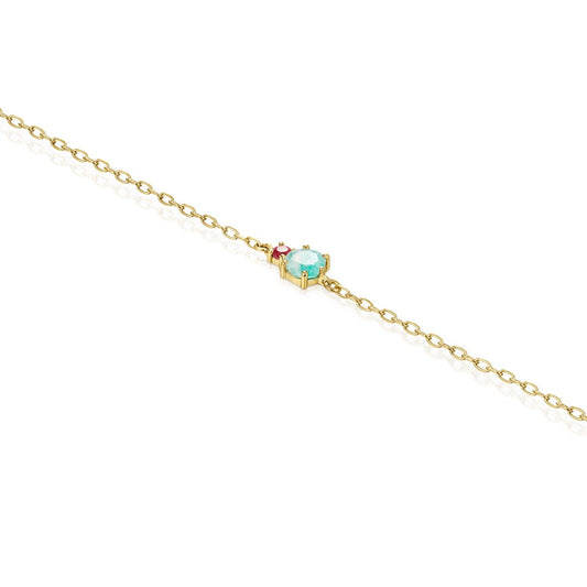 Tous Mini Ivette Bracelet in Gold with Topaz and Pearl 912191040 –