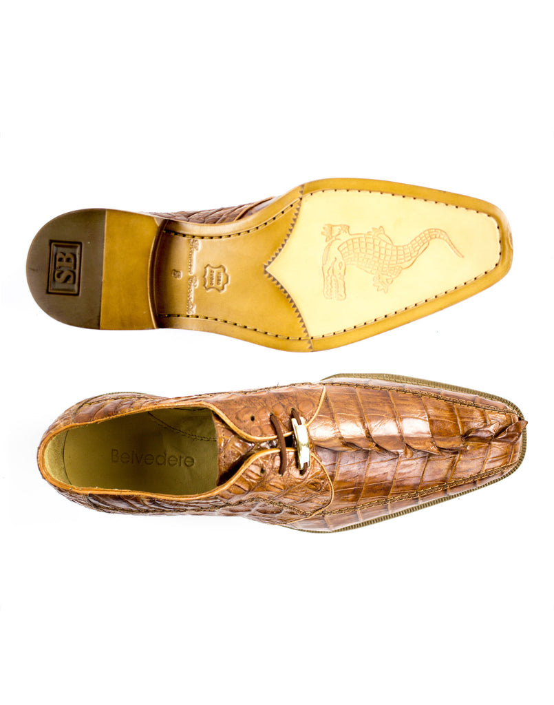 belvedere shoes crocodile