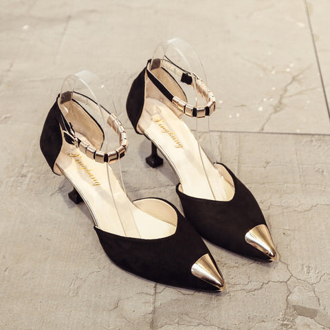 stiletto low heels