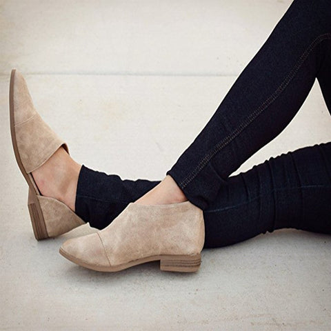 low cut ankle boots