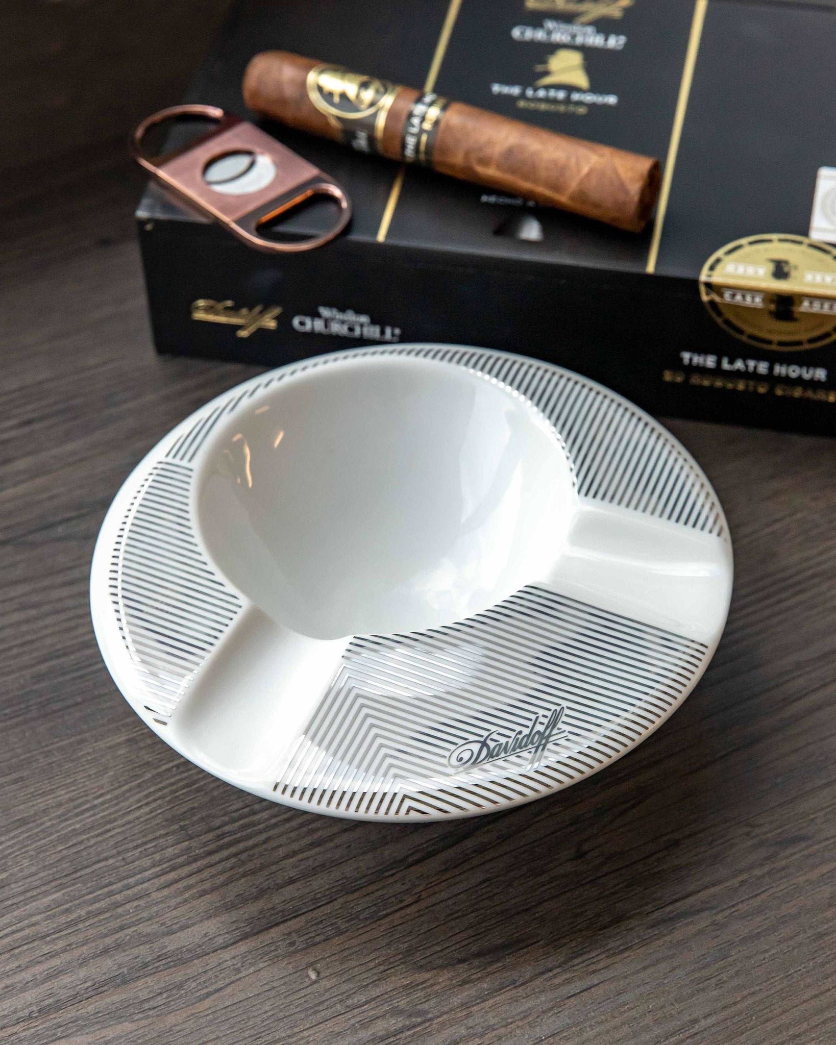 ダビドフ 葉巻灰皿 Davidoff シガーアッシュトレイ 非売品 - タバコグッズ