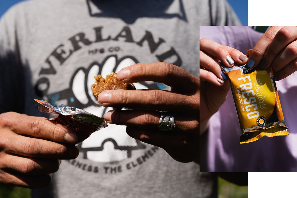 Hiking Nutrition Food Bar and Chews