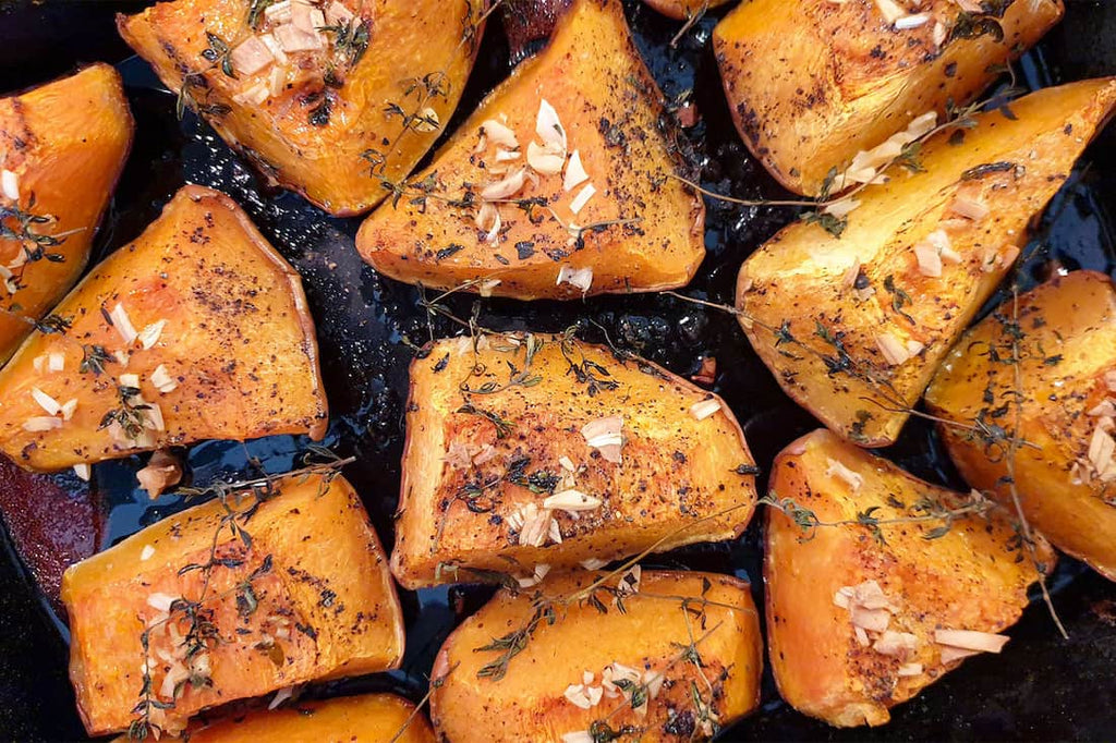 Grilled sweet potatoes for rugby nutrition