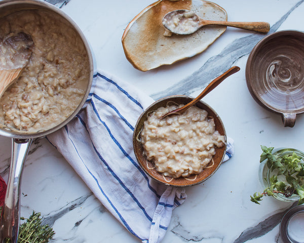 Porridge with fruits gives you everything you need to get going