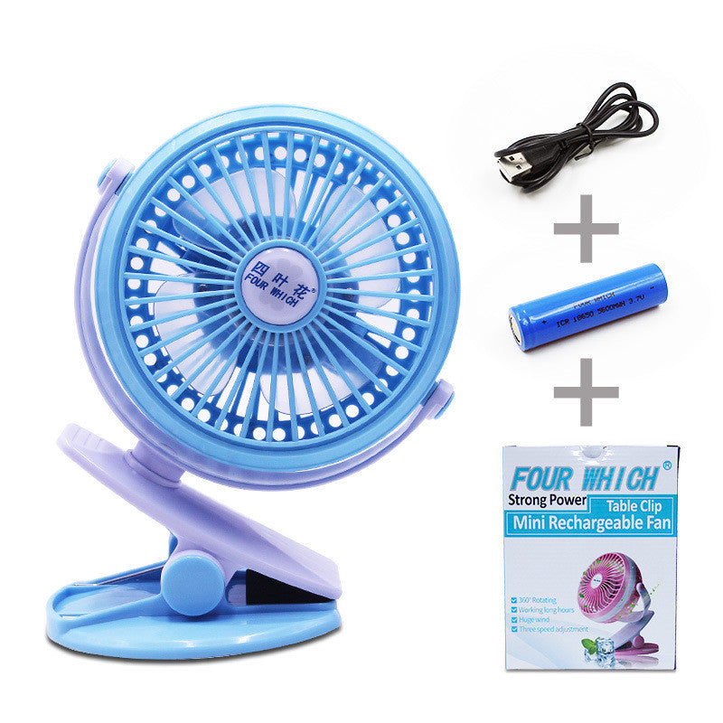 small portable fan with clip