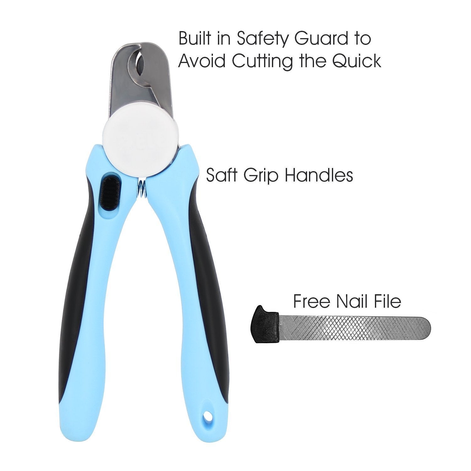 dog nail trimmer with guard