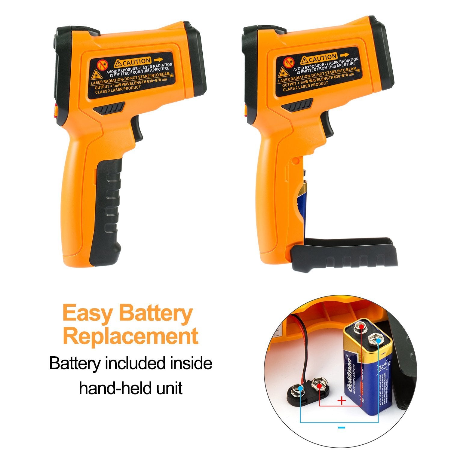 Infrared Thermometer PM6530B Laser Temperature Gun Digital Non