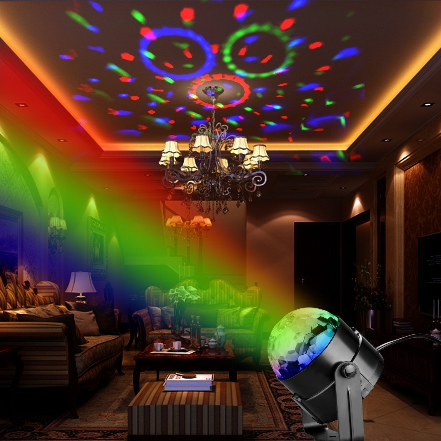 Tools Home Improvement With Remote Disco Ball Strobe Light