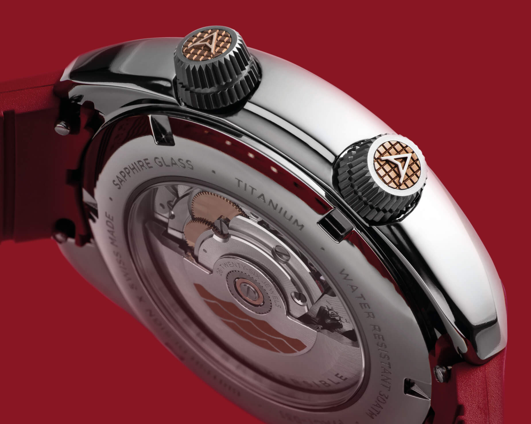 Hecla Carmine Red Titanium Series II – Farer USD