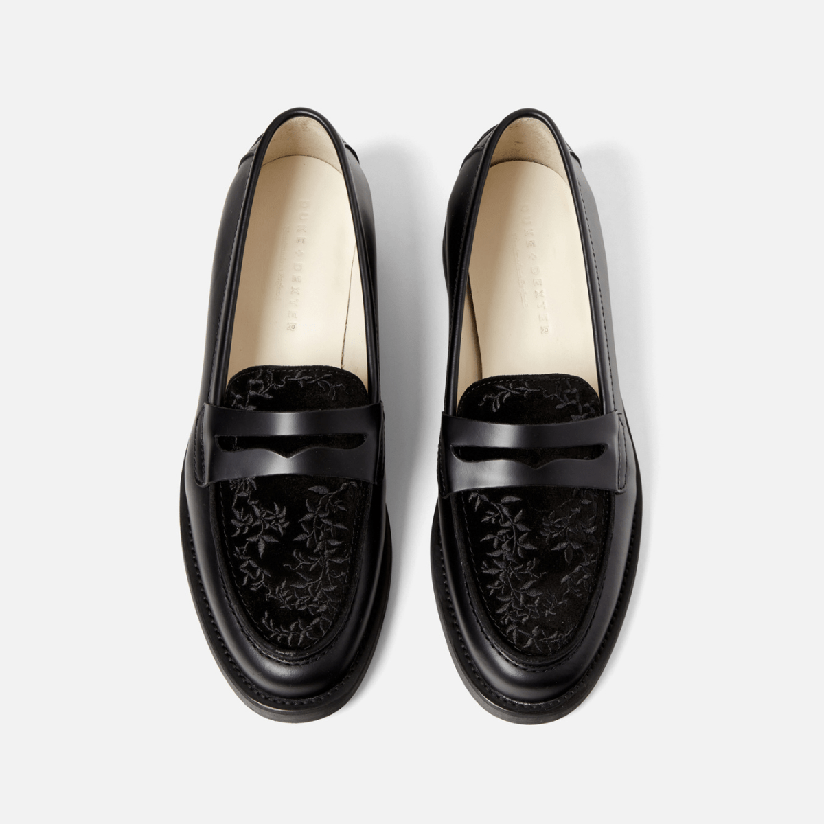 Shop Duke & Dexter Women's Wilde Black Vine Penny Loafer - Women's