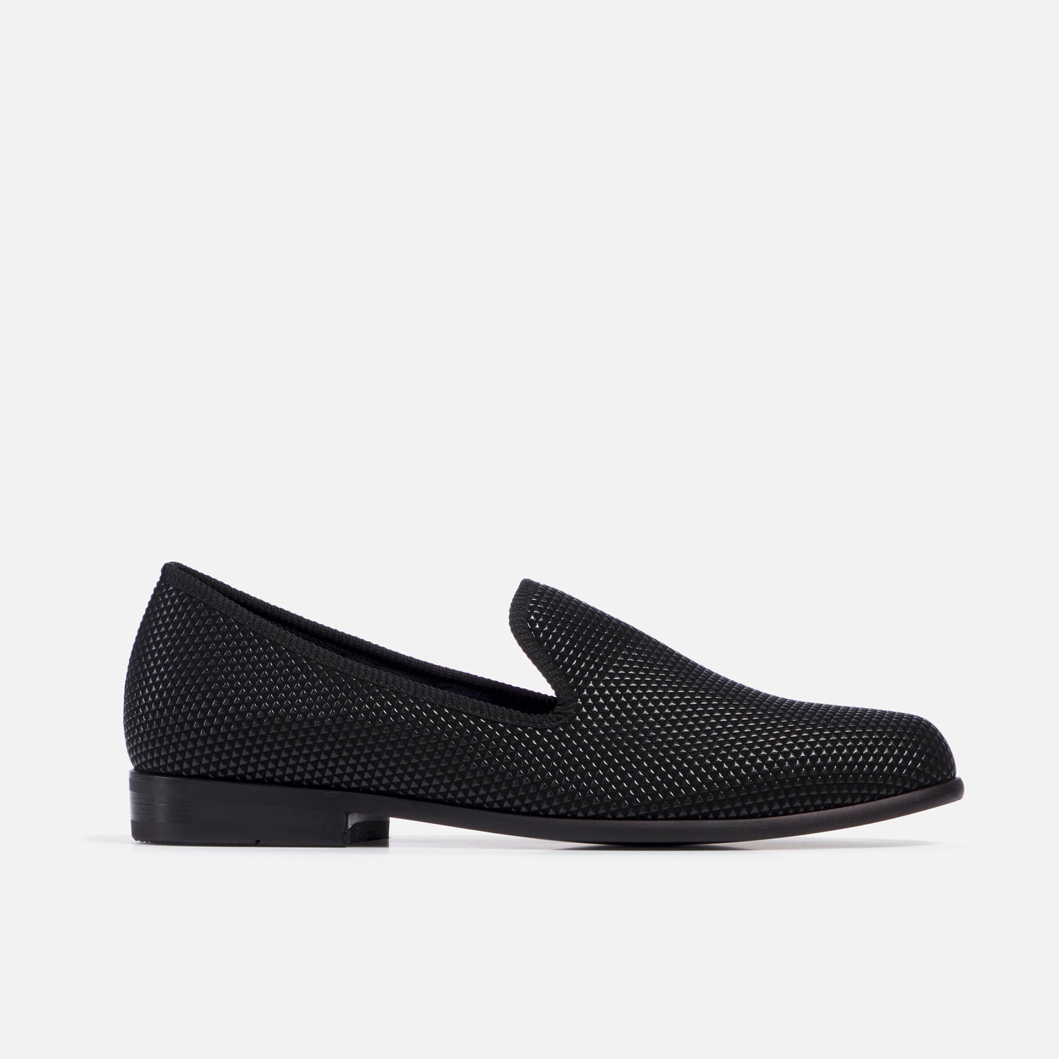 Duke + Dexter, Men's Duke Pyramid Black Loafer - Men's, Size 12