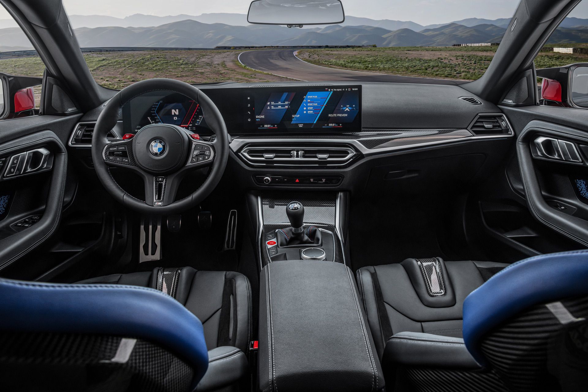 Interior of the BMW G87 M2