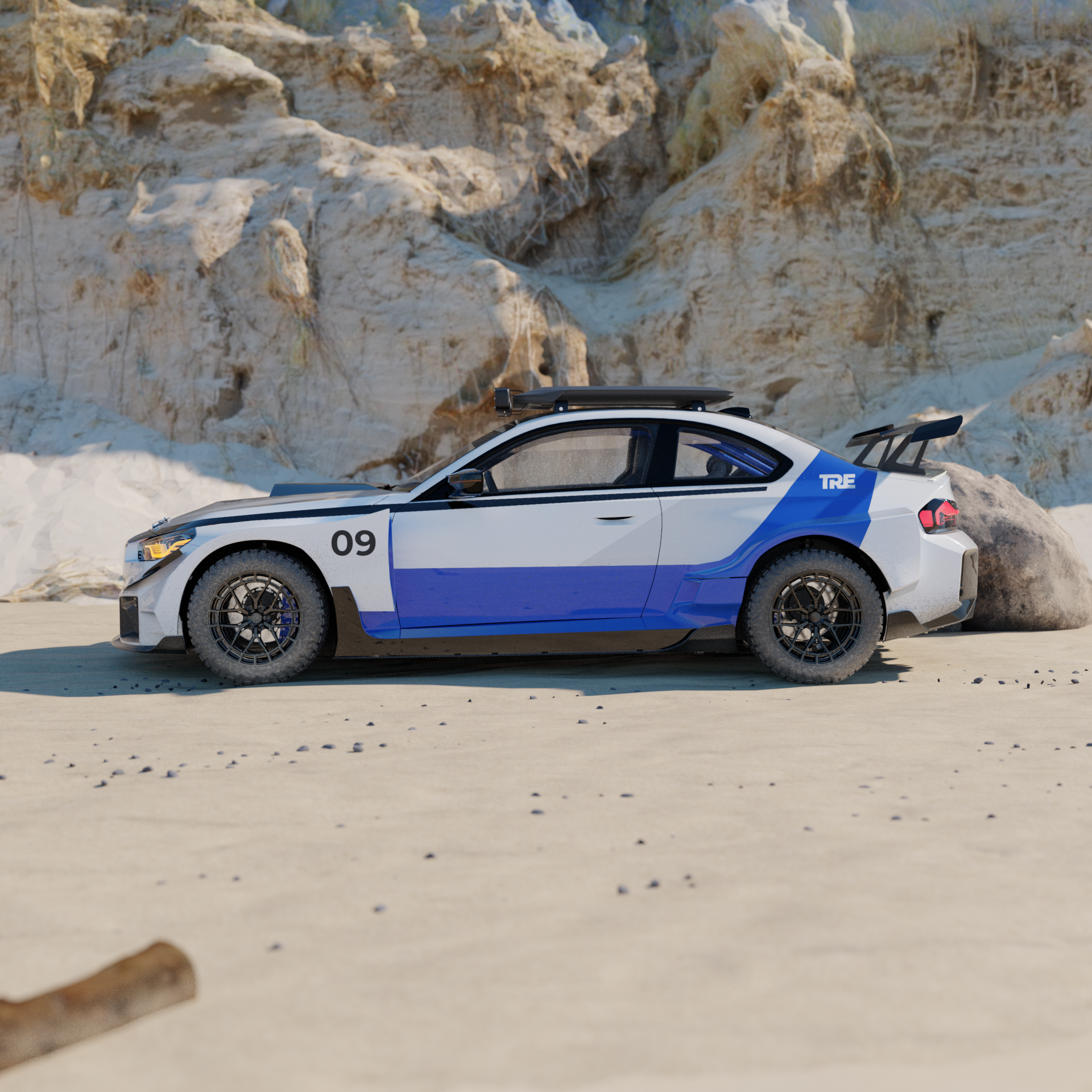 FOUR WHEEL DRIVE G87 M2 RALLY CAR BY AUTOID