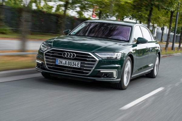 2021 Green Audi A8 - Autonomous Car Technology 