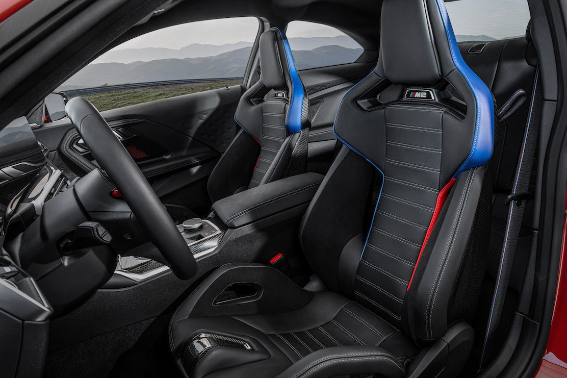 Carbon Fibre Bucket Seats in the 2023 BMW G87 M2