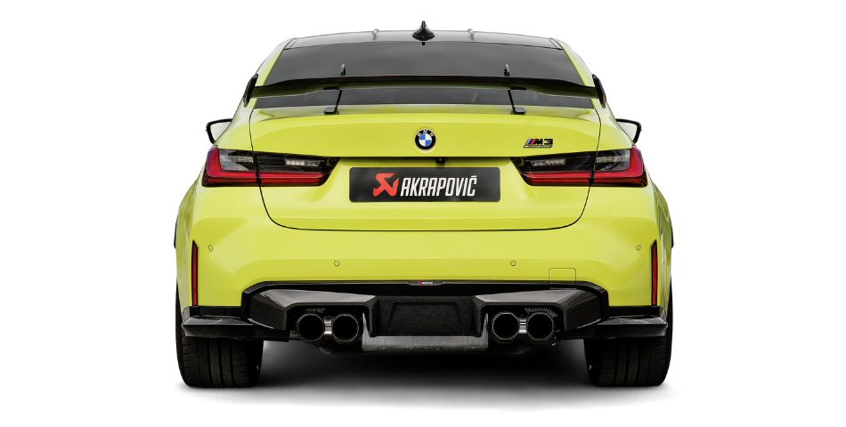 Akrapovic rear wing for the BMW G87 M2