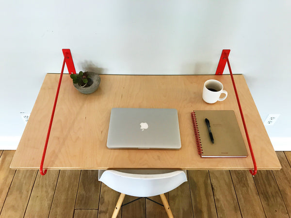 Floating Hairpin Desk Brackets 22 Desk Colored Or Raw Steel