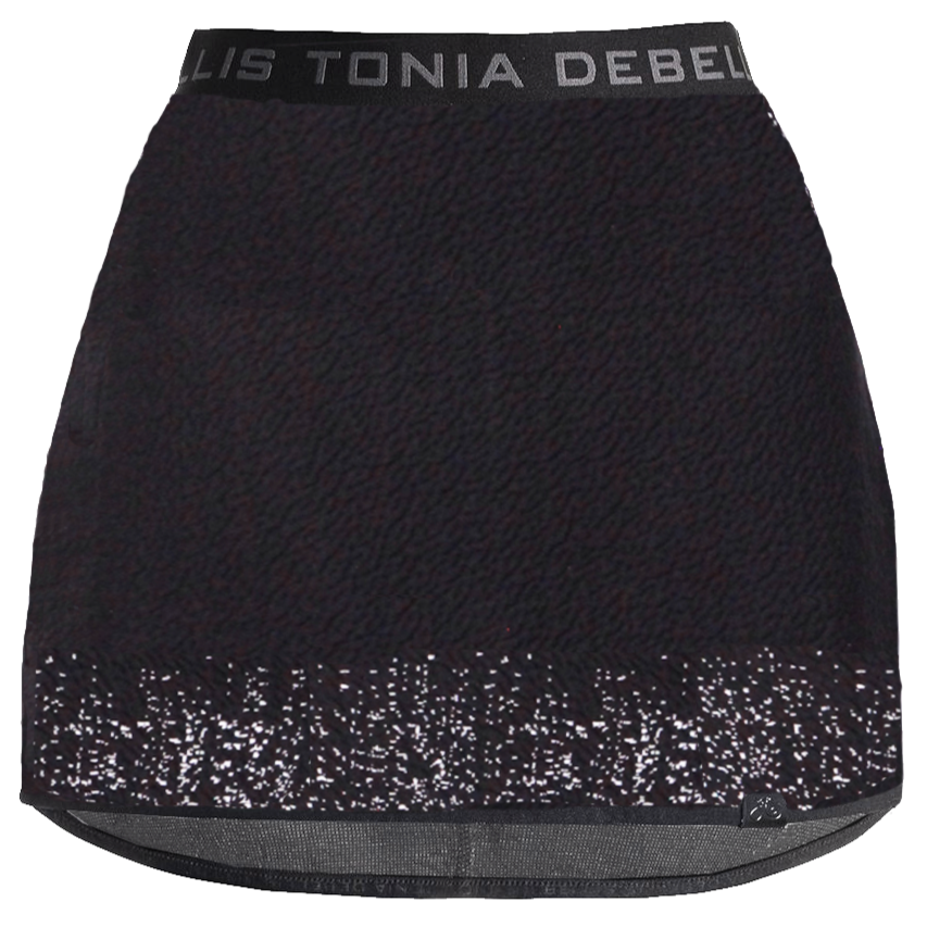 Ski Skirt in Uniquilt Black | Tonia DeBellis - Designer Sportswear Made ...