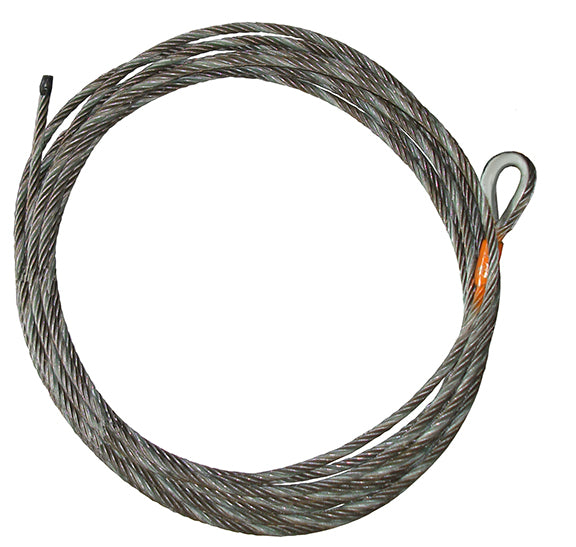 TiCoast Steel Winch Cable, 3/8 x 13ft, Wire Rope with