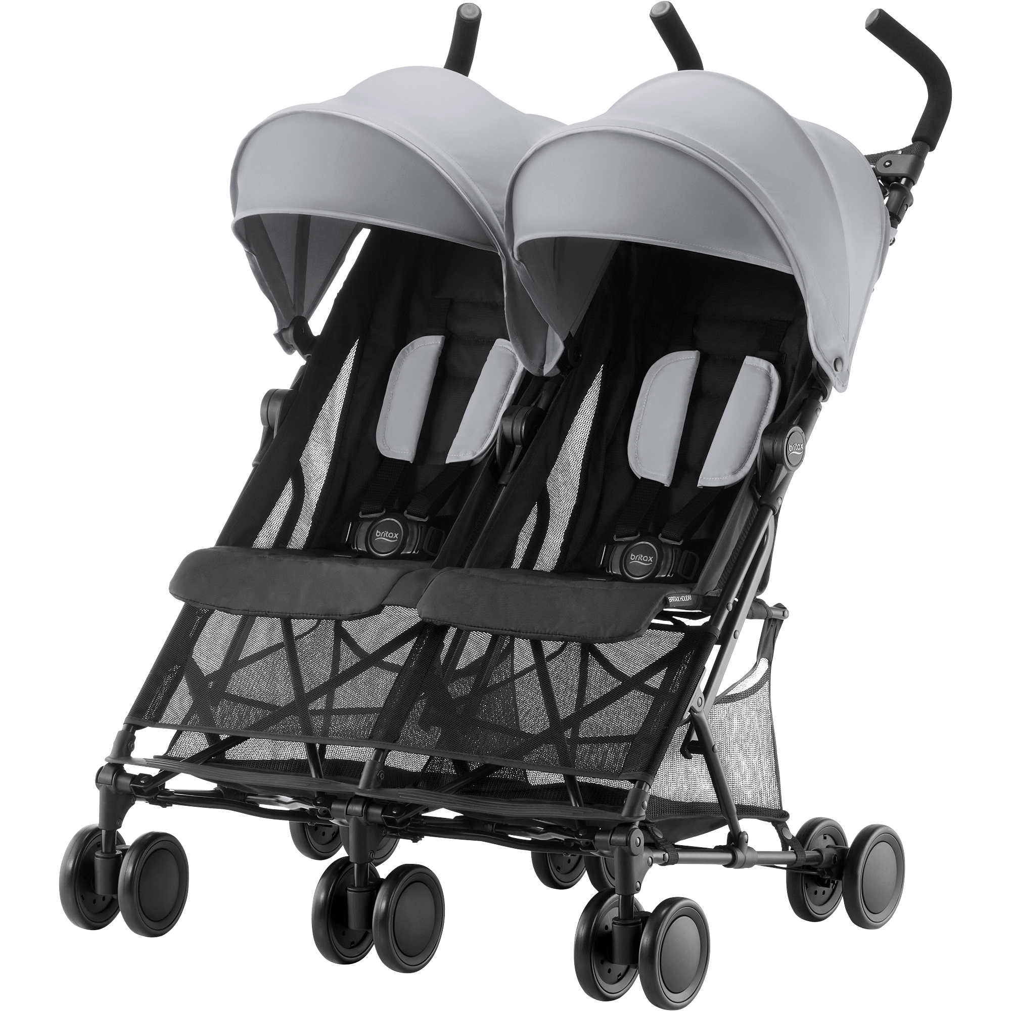 compact double pushchair